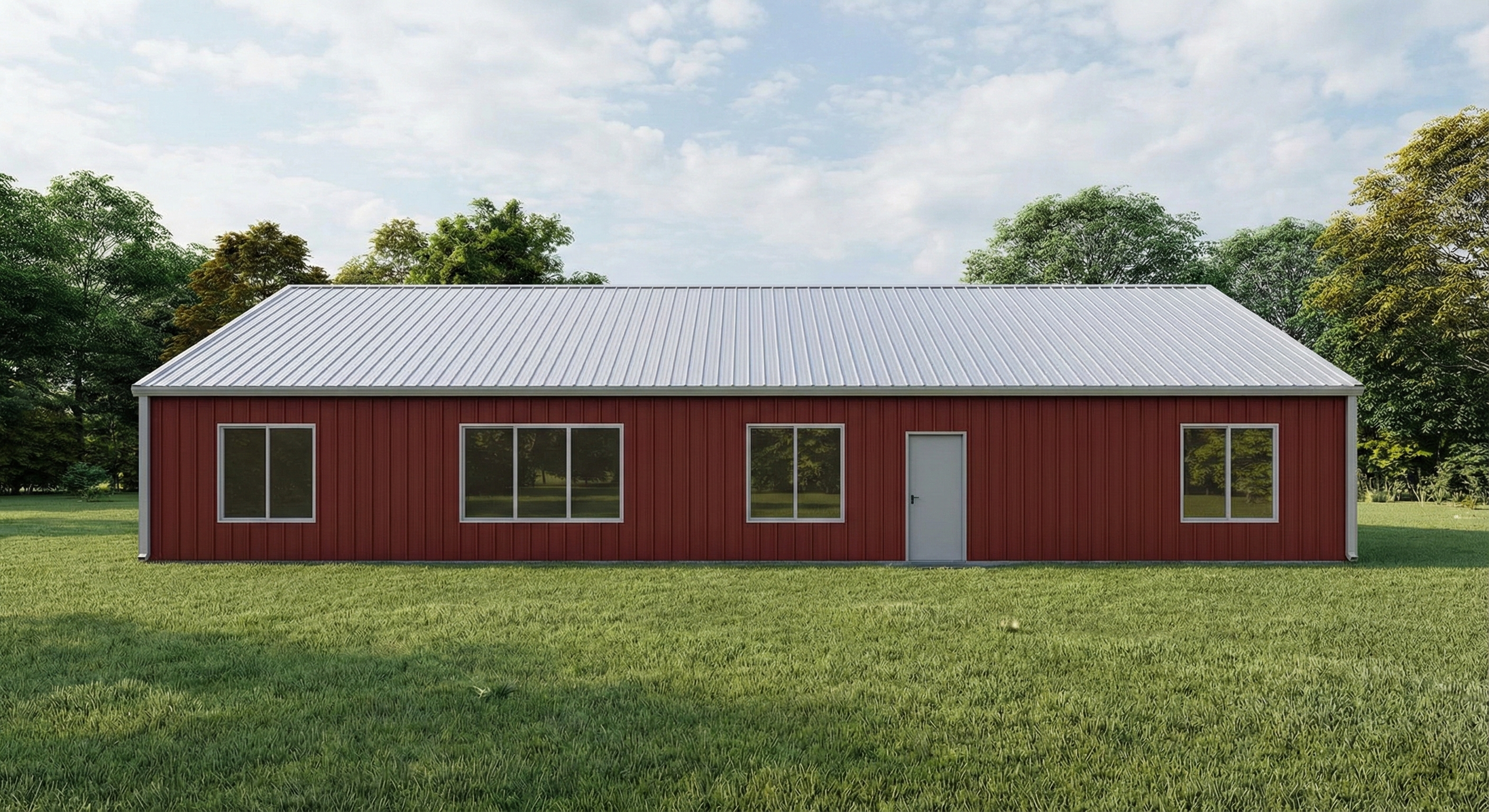 Modern Steel Barndominium